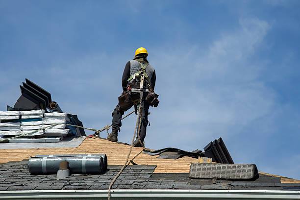 Professional Flat Roof Repair technician working in Guyton, GA